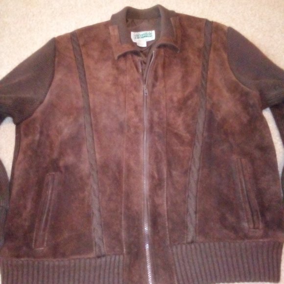 Genuine Suede Sweater Jacket: Vintage. Retro. 1960's - Picture 5 of 6